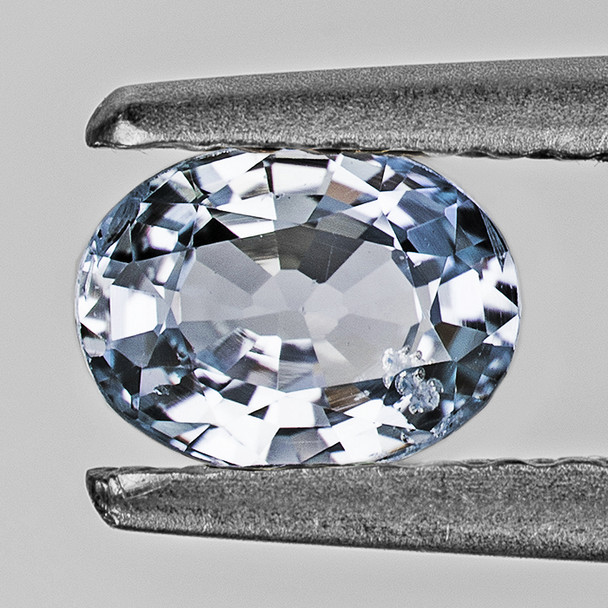 6.5x4.5 mm Oval 0.87ct AAA Luster Natural Brilliant Off White Sapphire [VVS]