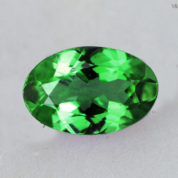 5x3 mm Oval 1 piece Natural Intense Chrome Green Tsavorite Garnet [IF-VVS]