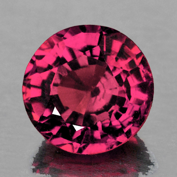 5.00 mm Round 0.66ct AAA Fire Natural Cherry Pink Rhodolite Garnet [Flawless-VVS]