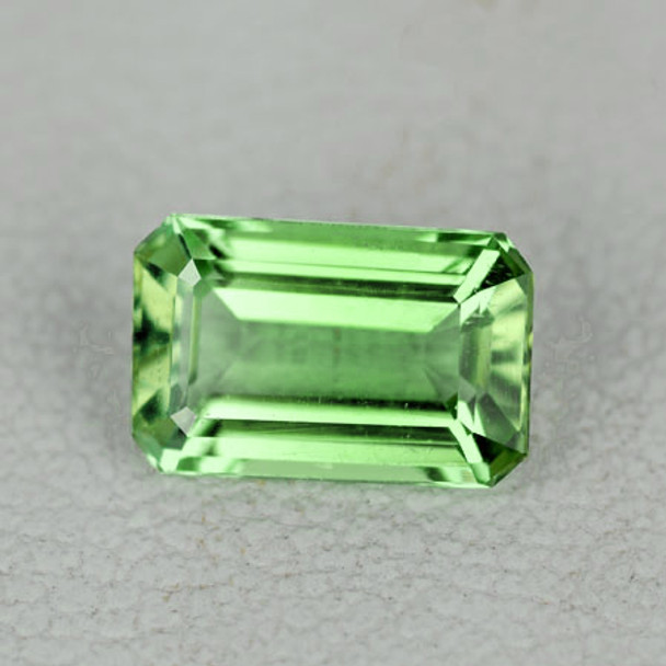 8x5 mm Octagon 1.25cts Sparkling Luster Natural Brilliant Neon Green Tourmaline [Flawless-VVS]