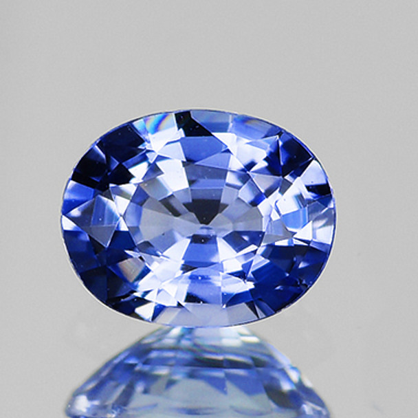 4.5x3.5 mm Oval 1 piece Fire Luster Natural AAA Ceylon Blue Sapphire [Flawless-VVS1]