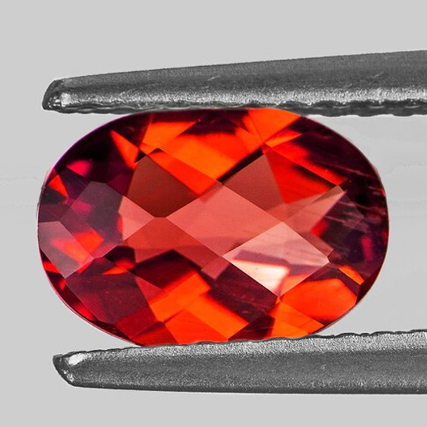 14x10 mm Oval 4.66ct Natural Red Orange Andesine [Flawless-VVS]-Free Certificate