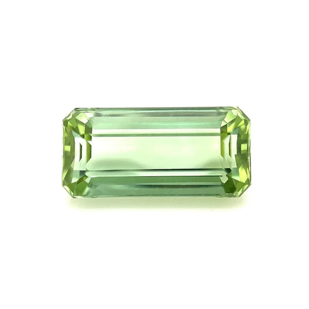 9x5 mm Octagon 1.17cts Sparkling Luster Natural Lemon Green Tourmaline [Flawless-VVS]