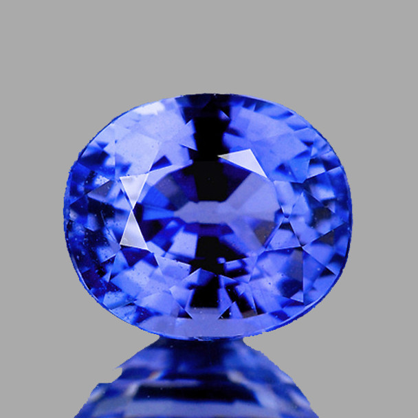 6x5 mm Oval 0.68ct AAA Fire Luster Natural Brilliant Blue Sapphire [Flawless-VVS]