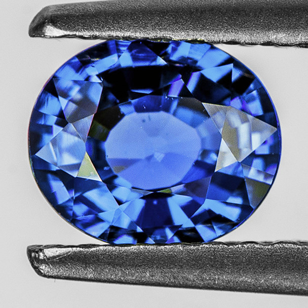 6x5 mm Oval 0.80ct AAA Fire Luster Natural Brilliant Blue Sapphire [Flawless-VVS]