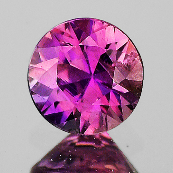 4.70 mm Round Machine Cut 1 piece Superb Luster Natural Intense Purple Pink Sapphire [VVS]