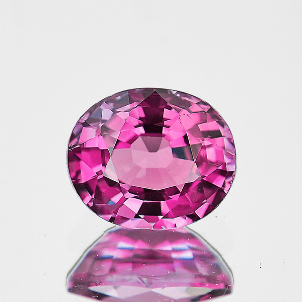 5x4 mm Oval 1 piece AAA Fire Natural Intense Pink Sapphire [Flawless-VVS]-AAA Grade