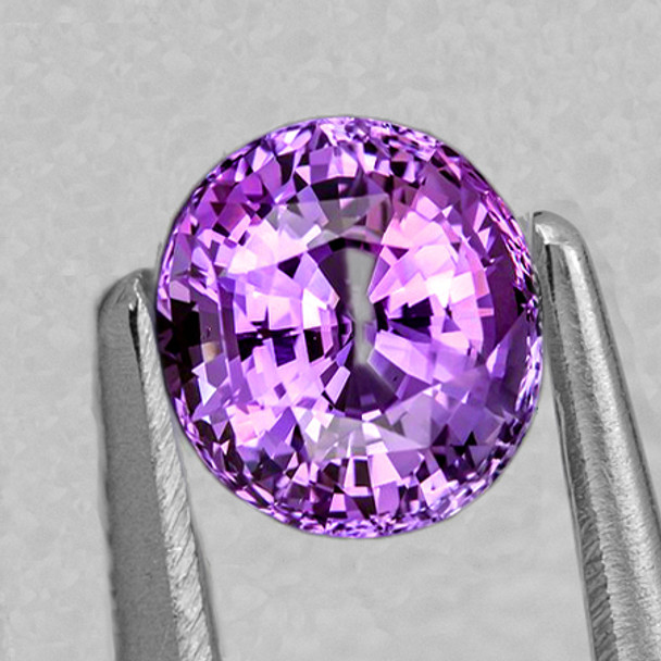 5x4 mm Oval 1 piece AAA Fire Natural Grape Purple Sapphire [Flawless-VVS]-AAA Grade