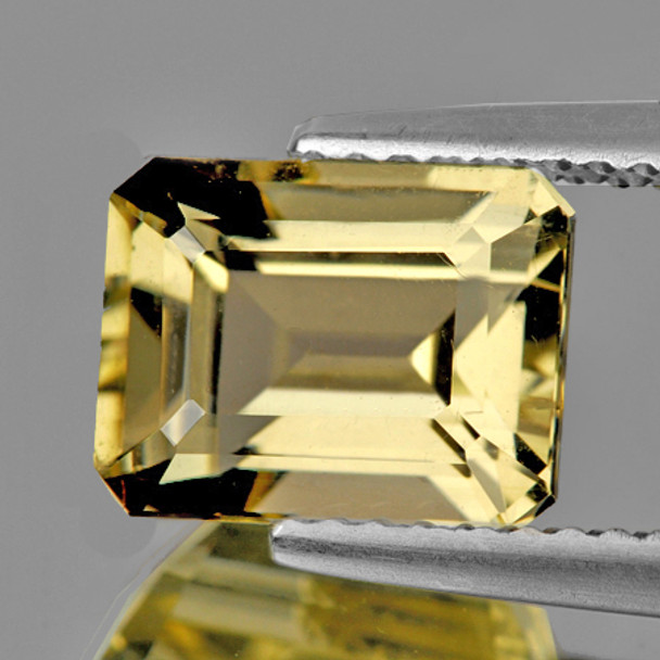 9.5x7.5 mm Octagon 2.53ct Brilliant Luster Natural Golden Yellow Beryl 'Heliodor' [Flawless-VVS]