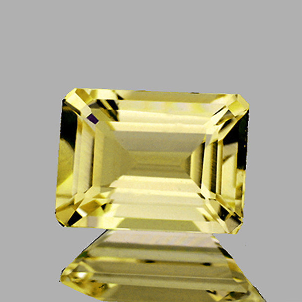 10x7 mm Octagon 2.33ct Brilliant Luster Natural Golden Yellow Beryl 'Heliodor' [Flawless-VVS]