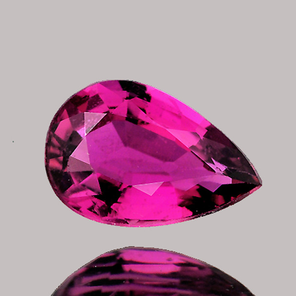 9.5x5.5 mm Pear 1.18ct Sparkling Natural Intense Pink Tourmaline [Flawless-VVS]