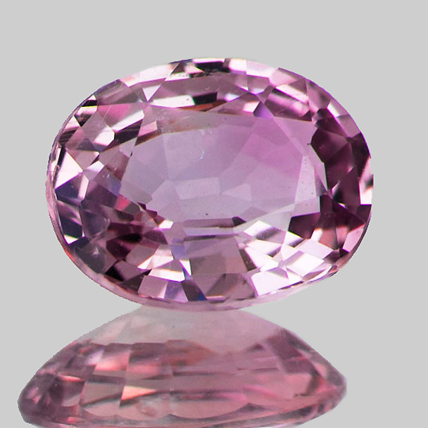 6.5x5 mm Oval 0.88ct AAA Luster Natural Sparkling Sweet Pink Sapphire [Flawless-VVS]