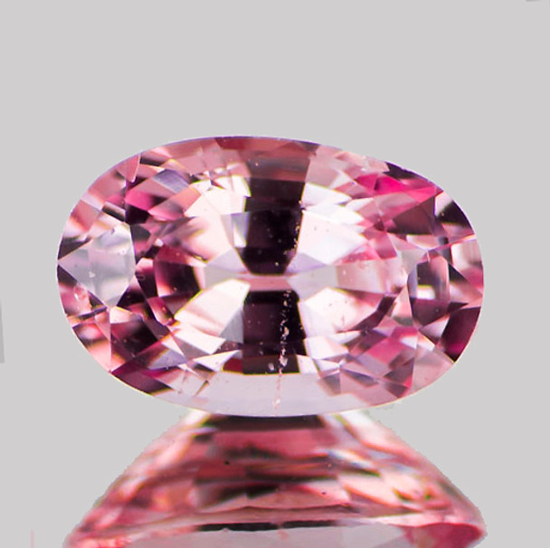 7x4.5 mm Oval 0.88ct AAA Luster Natural Pink Sapphire [Flawless-VVS]