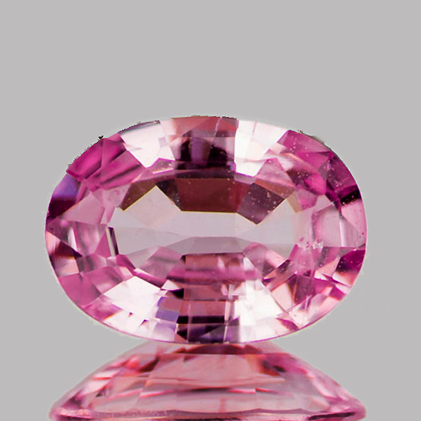 7x5 mm Oval 0.82ct AAA Luster Natural Brilliant Pink Sapphire [VVS]