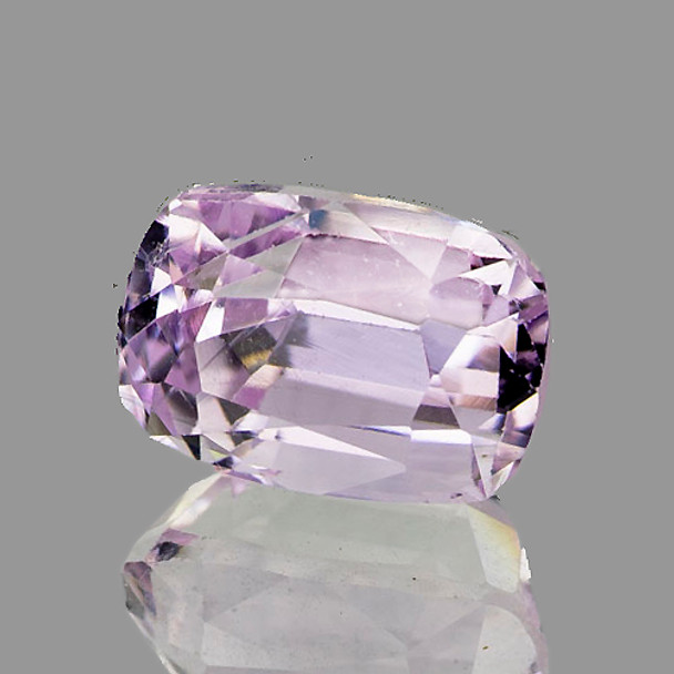 9.5x6.5 mm Cushion 3.51cts Sparkling Natural Soft Pink Kunzite [Flawless-VVS]