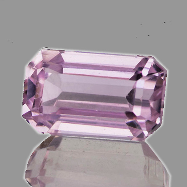 9.5x5.5 mm Octagon 3.00cts Sparkling Natural Pink Kunzite [Flawless-VVS]
