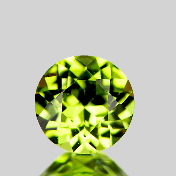 6.00 mm Round 0.94ct Fire Luster Natural Canary Yellow Mali Garnet [Flawless-VVS]