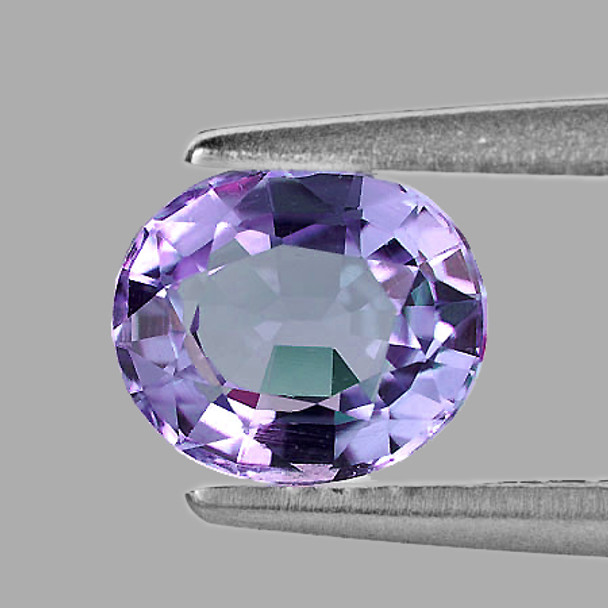 6x5 mm Oval 0.70ct AAA Luster Natural Pinkish Purple Sapphire [Flawless-VVS]