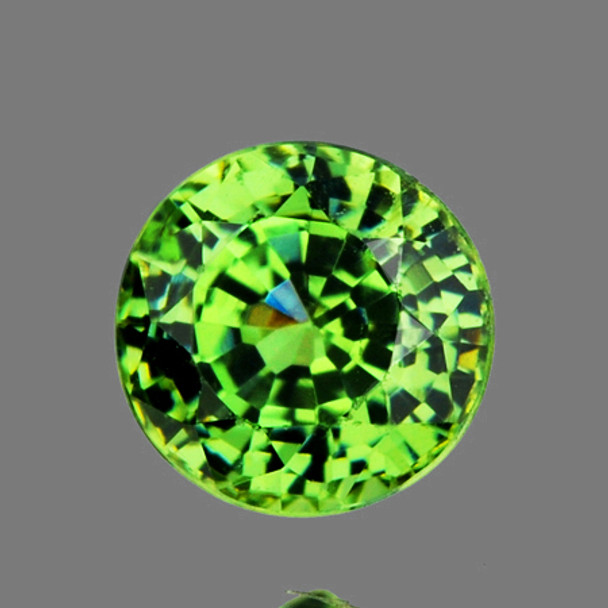 3.80 mm Round 1 piece Rainbow Sparkles Natural Apple Green Demantoid Garnet [VVS]