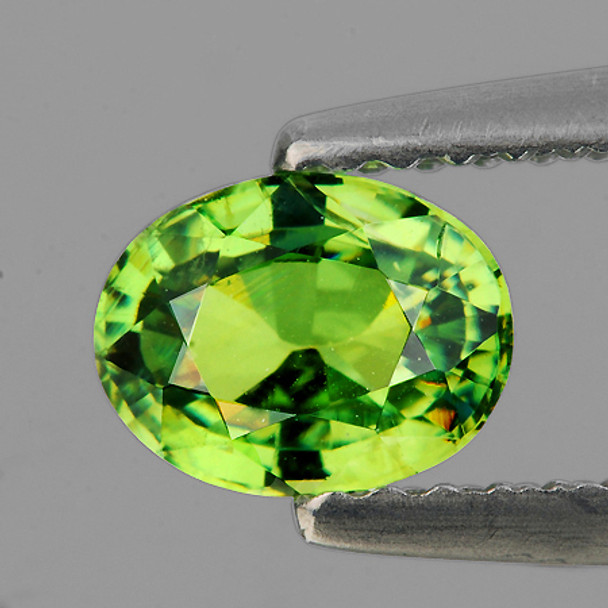 5.5x4 mm Oval 0.35ct Top Brilliancy Natural Green Demantoid Garnet [Flawless-VVS]