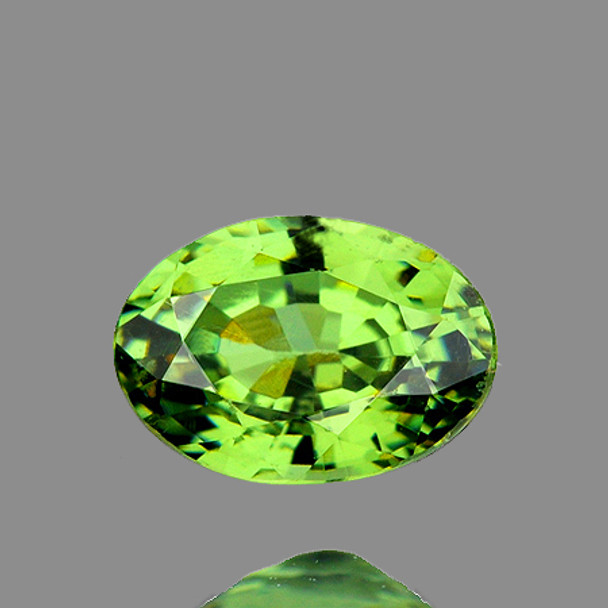 5x3.5 mm Oval 0.35ct Top Brilliancy Natural Green Demantoid Garnet [Flawless-VVS]