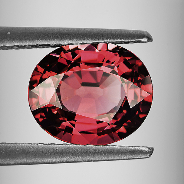 5x4 mm Oval 0.54ct AAA Fire Luster Natural Unheated Champagne Red Sapphire [Flawless-VVS]