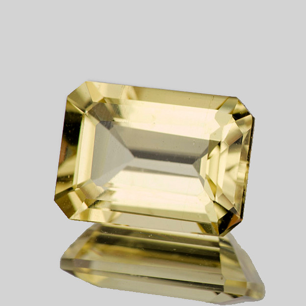 9x7 mm Octagon 2.13ct Brilliant Luster Natural Sparkling Yellow Beryl 'Heliodor' [Flawless-VVS]