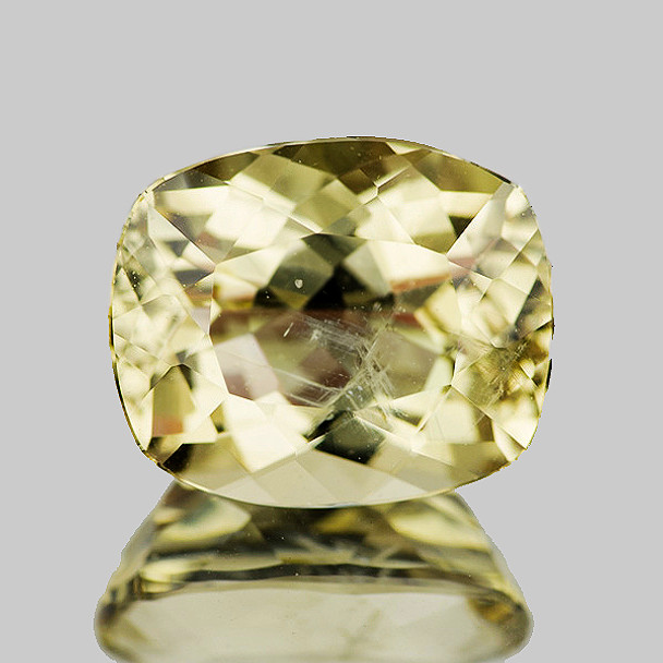 10x8.5 mm Oval 3.35ct Brilliant Luster Natural Sparkling Yellow Beryl 'Heliodor' [VS]