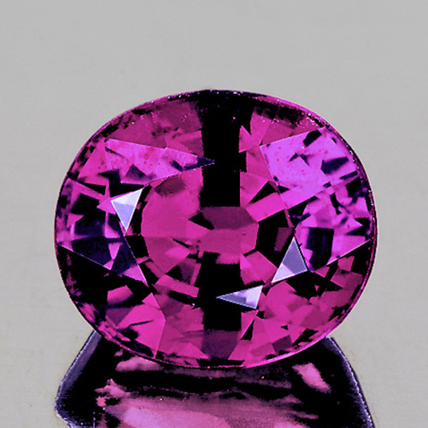 5x4 mm Oval 0.47ct AAA Fire Natural Intense Pinkish Purple Sapphire [Flawless-VVS]
