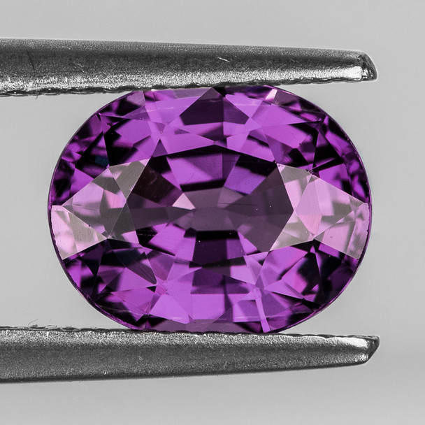 5x4 mm Oval 0.40ct AAA Fire Natural Unheated Intense Purple Sapphire [Flawless-VVS]