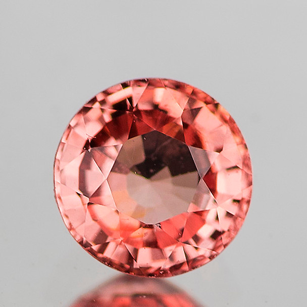 4.30 mm Round 0.38ct AAA Fire Luster Natural Salmon Pink Mogok Spinel [Flawless-VVS]
