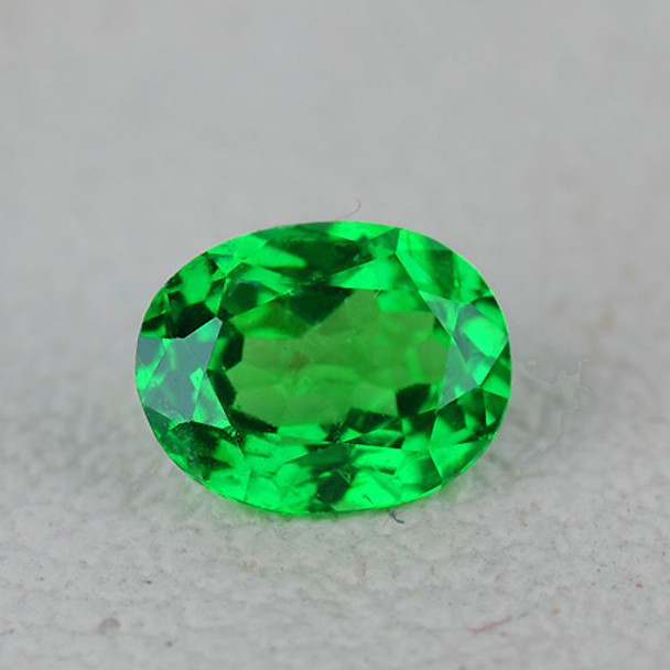 5x4 mm Oval 0.36ct AAA Luster Natural AAA Emerald Green Tsavorite Garnet [Flawless-VVS]