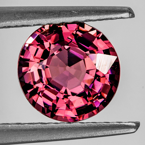 4.50 mm Round 0.35ct AAA Fire Luster Natural Intense Red Pink Mogok Spinel [VVS]