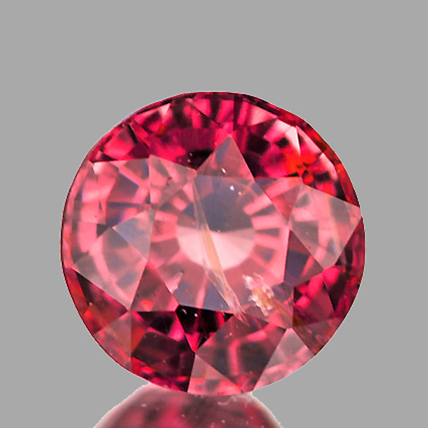 4.30 mm Round 0.43ct AAA Fire Luster Natural Intense Pink Red Mogok Spinel [VVS-VS]