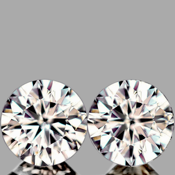 2.00 mm Round 2 pieces AAA Superb Luster Natural C1 Champagne Diamond [VS]