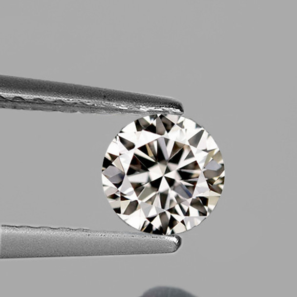 3.00 mm Round 0.11ct AAA Superb Luster Natural C1 Champagne Diamond [VVS]
