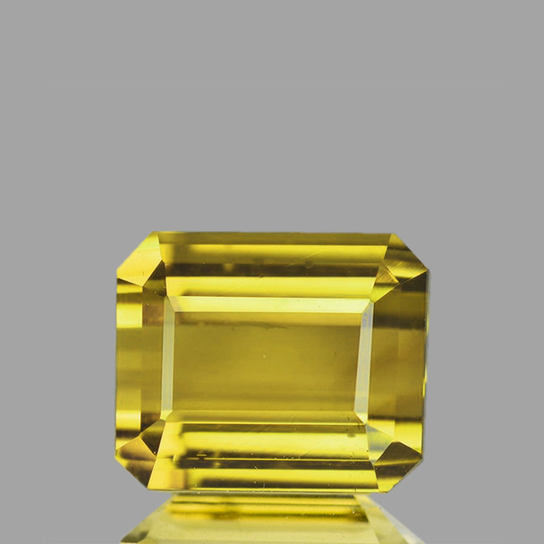5.5x4.5 mm Octagon 0.82ct Sparkling Natural Madagascar Yellow Sapphire [Flawless-VVS]