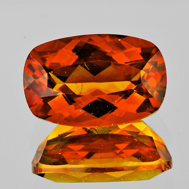 8x5 mm Cushion 1.11cts AAA Luster Natural Madeira Orange Citrine [Flawless-VVS]