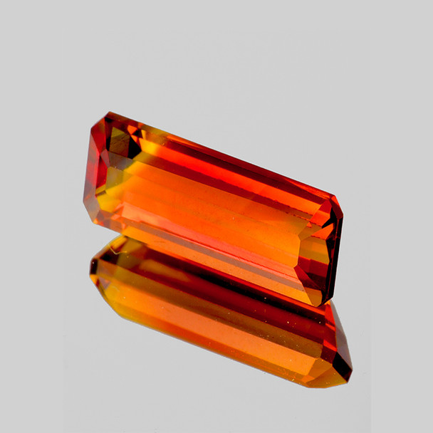 9x4 mm Octagon 1 piece Top Luster Natural Madeira Orange Citrine [Flawless-VVS]