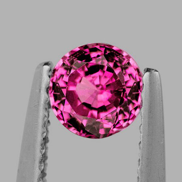 4.50 mm Round 1 piece Fire Luster Natural Unheated Intense Purple Pink Sapphire [Flawless-VVS]-Free Certificate