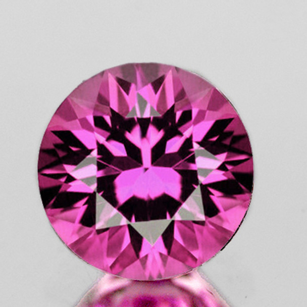 4.40 mm Round Machine Cut 1 piece Top Luster Natural Intense Pink Sapphire [Flawless-VVS] {AAA Grade}