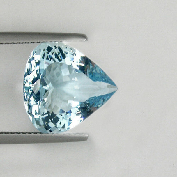 10x8 mm Pear 1.84 ct AAA Luster Natural Blue Aquamarine [VS]