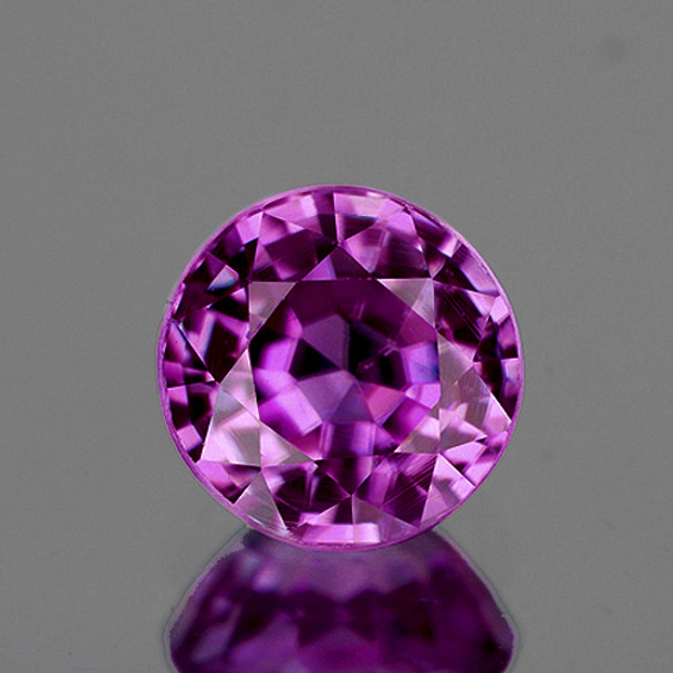 4.00 mm Round 1 piece Top Luster Natural Intense Purple Sapphire [VVS]