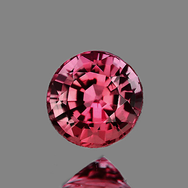 6.00 mm Round 0.95ct AAA Luster Natural Cherry Pink Rhodolite Garnet [Flawless-VVS]