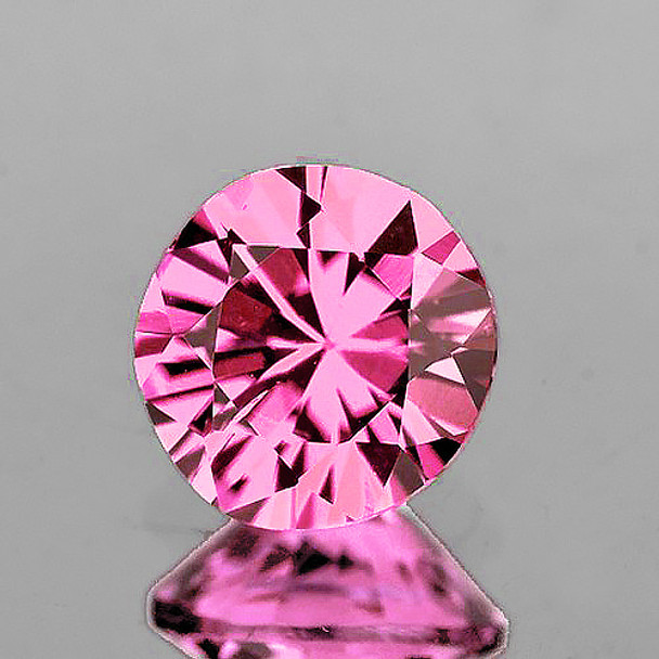 4.30 mm Round 1 piece Machine Cut Natural Sakura Pink Mahenge Spinel [Flawless-VVS]-Rare