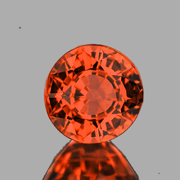 4.30 mm Round 1 piece AAA Fire Luster Natural Intense Orange Mogok Spinel [Flawless-VVS]
