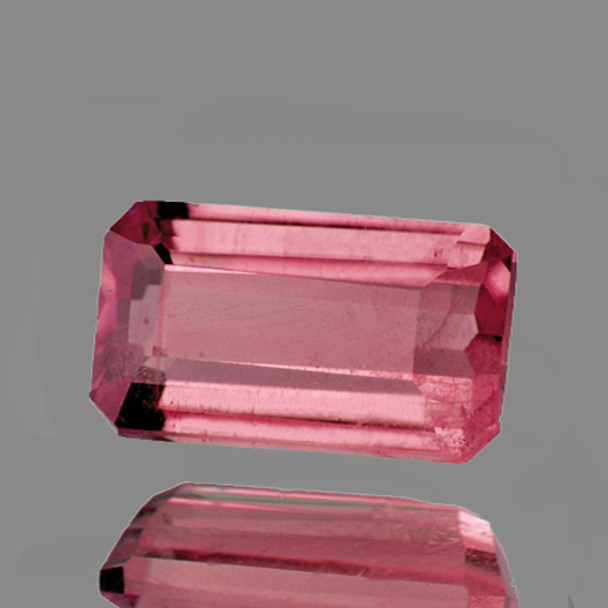 8.5x4.5 mm Octagon 1.0ct AAA Luster Natural Padparadscha Pink Tourmaline [Flawless-VVS]