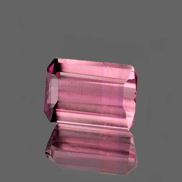 6.5x4.5 mm Octagon 0.87ct AAA Luster Natural Padparadscha Pink Tourmaline [Flawless-VVS]