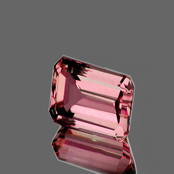 6x4.5 mm Octagon 0.85ct AAA Luster Natural Pink Tourmaline [Flawless-VVS]
