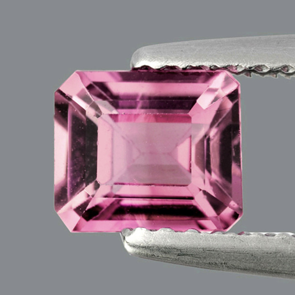 6x5.5 mm Octagon 1.00ct AAA Luster Natural Pink Tourmaline [Flawless-VVS]